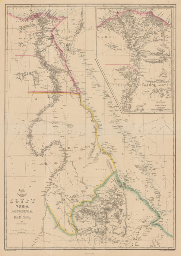 Edward Weller, Egypt, Nubia, Abyssinia and the Red Sea, 1863