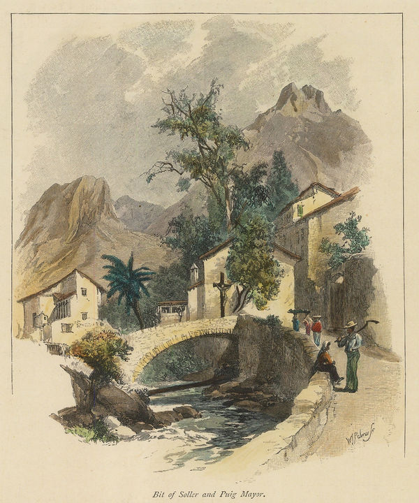 Picturesque Mediterranean, Majorca - Soller, 1880