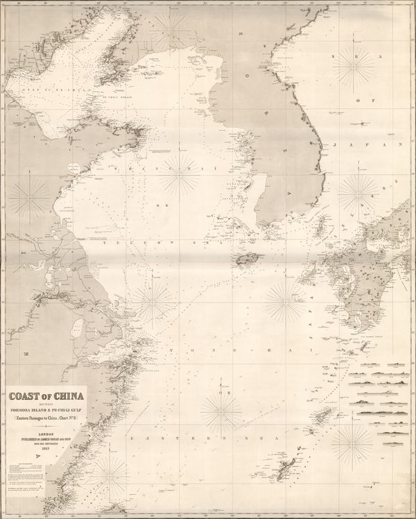James Imray, Coast of China, Korea, and southern Japan, 1863