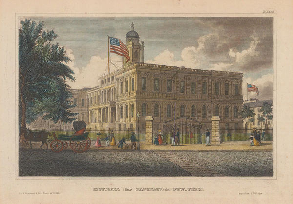 Hermann Meyer, New York City - City Hall, 1850