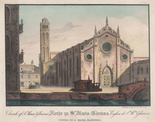 V.L. Vigano, Italy - Venice, Santa Maria Gloriosa dei Frari, 1850