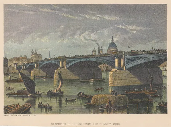 John Cassell, London - Blackfriars Bridge, 1883 c.