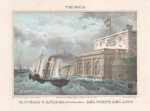 Giovanni Pividor, Italy - Venice, Castello di San Andrea, 1869