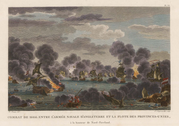 Yves-Marie Le Gouaz, Battle of St James's Day 1666 , 1800 c.