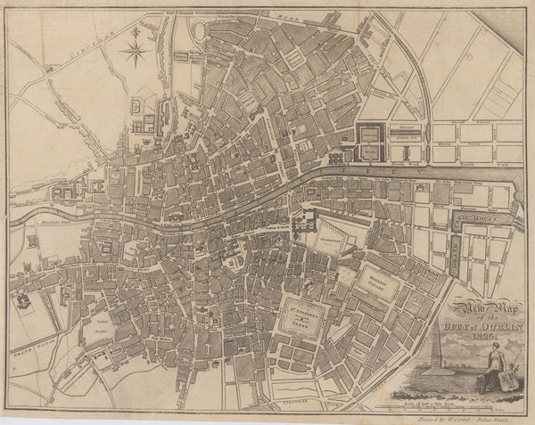 William Corbet, New Map of the City of Dublin for the Year 1820, 1826