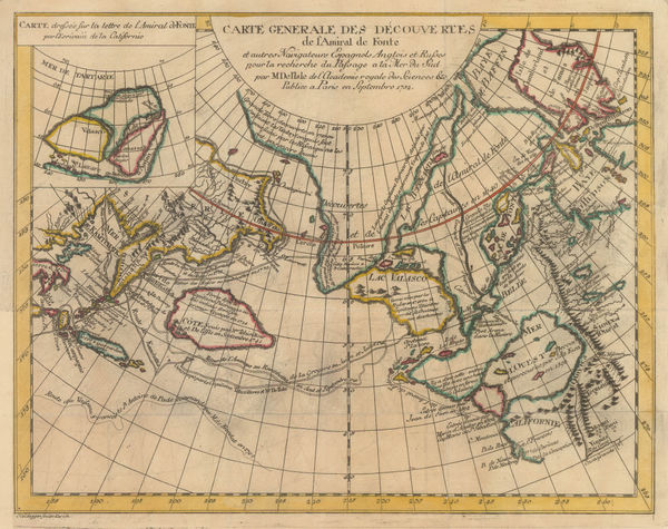 Johann Heinrich Heidegger, Northwestern USA, Eastern Russia and the North Pacific, 1770 c.
