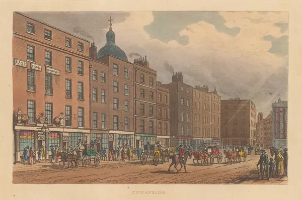 John Papworth, London - Cheapside, 1816