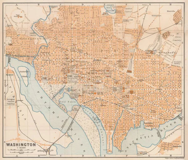 Karl Baedeker, Washington, 1909