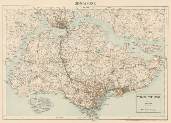 A.C. Willis, Map of Singapore, 1935