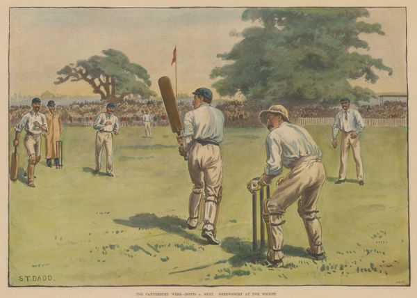 Illustrated Sporting and Dramatic News (ISDN), Cricket - Canterbury Week, 1892