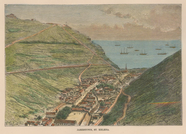 Jean Jacques Élisée Reclus, St Helena - Jamestown, 1894