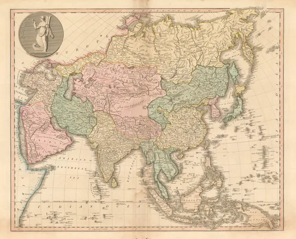 William Faden, Asia, 1808