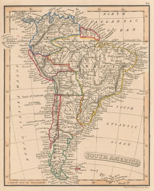 Rest Fenner, South America, 1836