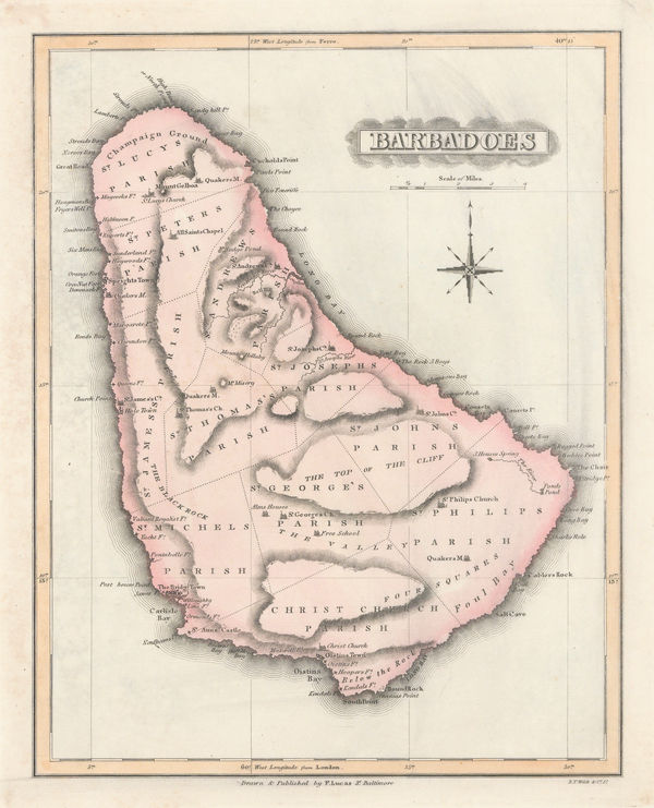 Fielding Lucas Jr, Barbados, 1823
