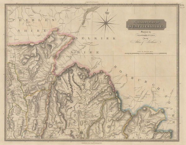 John Thomson, Dumfriesshire (Northeast Sheet), 1828
