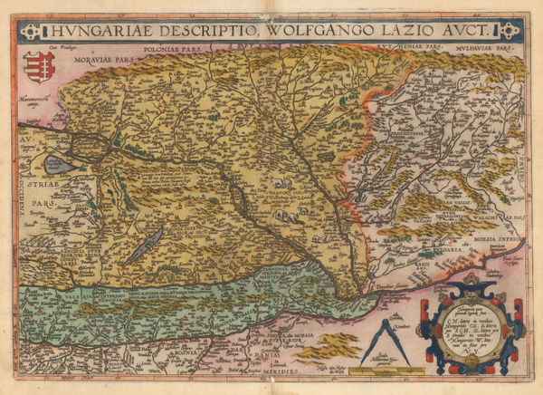 Abraham Ortelius, Kingdom of Hungary, 1598