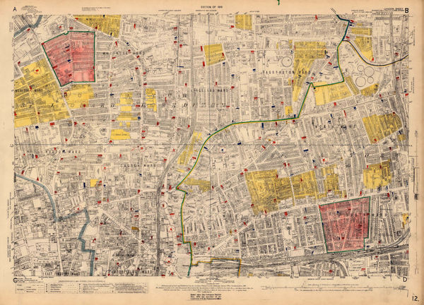 Ordnance Survey, Shoreditch, 1925 c.