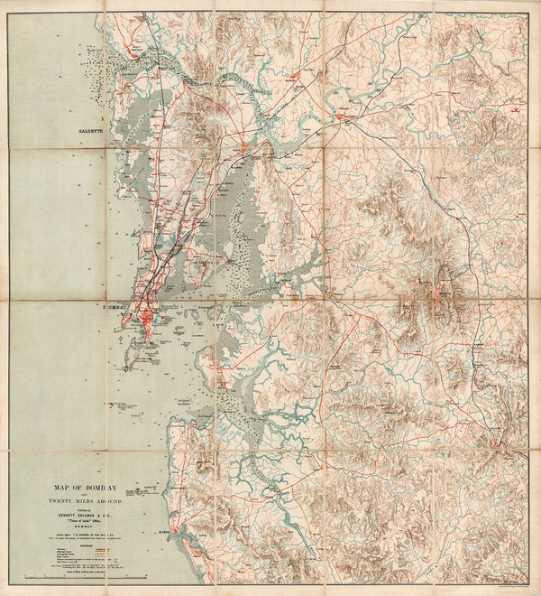 Bennett Coleman & Co, Mumbai (Bombay) and environs, 1910 c.