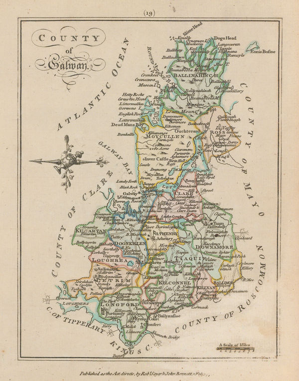 Sayer & Bennett, County Galway, 1776
