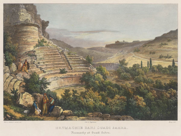 Leon de Laborde, Holy Land - Wady Sabra Arena, 1839