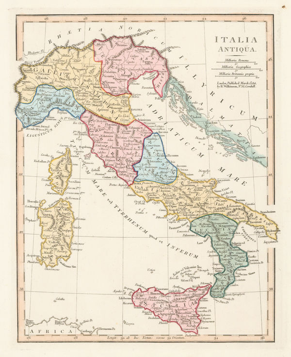 Robert Wilkinson, Ancient Italy, 1842