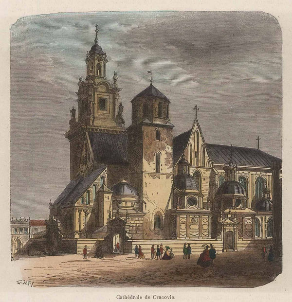 Geoffry Garnier, Poland - Krakow, Cathedral, 1876