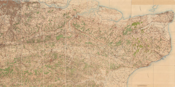 Ordnance Survey, South London, Kent & East Sussex, 1920 c.