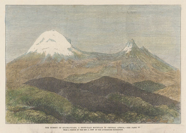 Illustrated London News (ILN), Tanzania - Mount Kilimanjaro, 1872