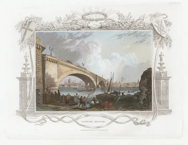 William Tombleson, London - London Bridge, 1845