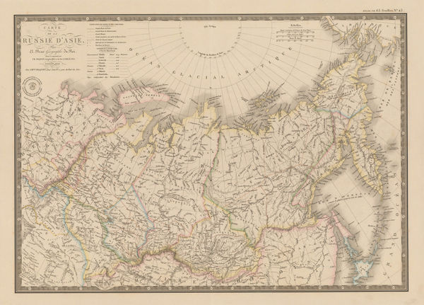 Adrien Brue, Asiatic Russia, 1836