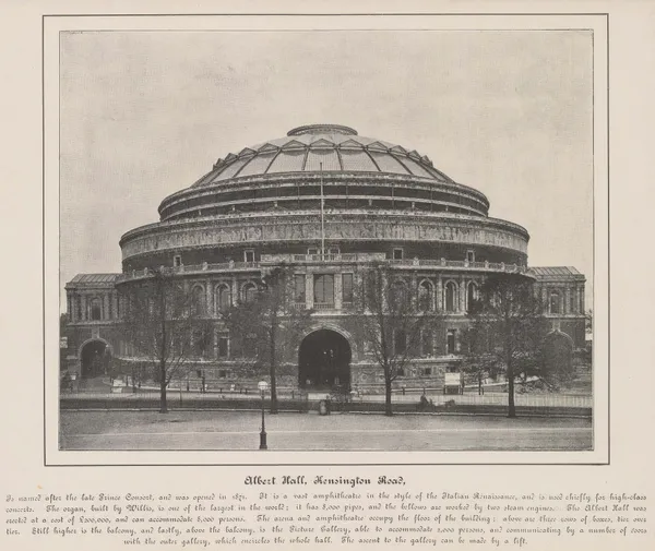 Anonymous, London - Royal Albert Hall, 1890 c.