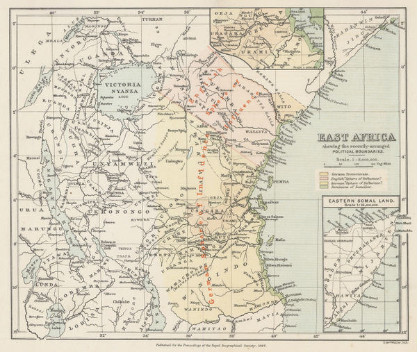 Royal Geographical Society (RGS), East Africa, 1887