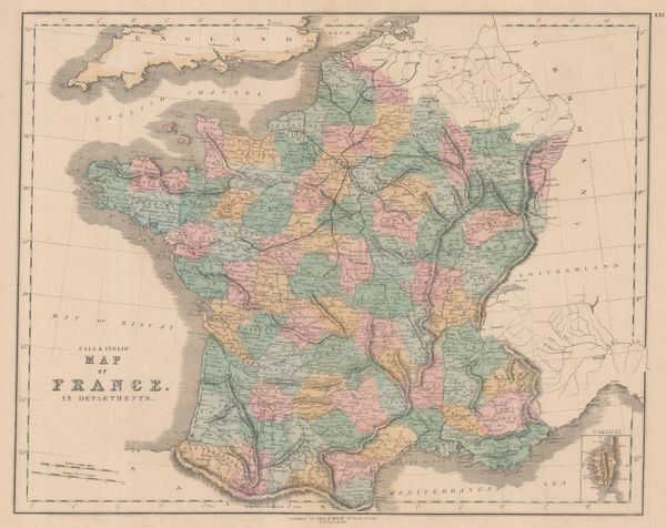Gall & Inglis, France in Departments, 1850 c.