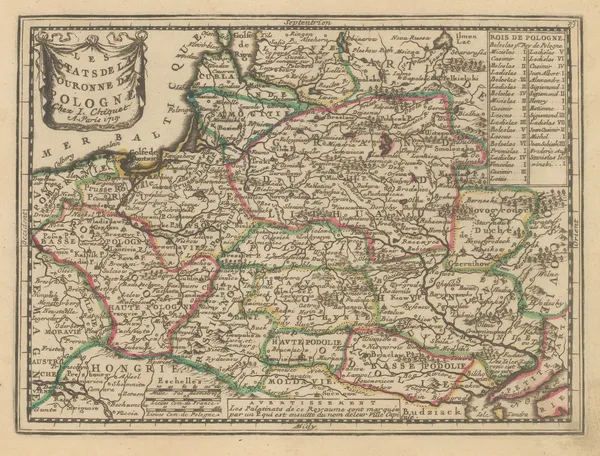 Jacques Chiquet, Kingdom of Poland and Grand Duchy of Lithuania, 1719