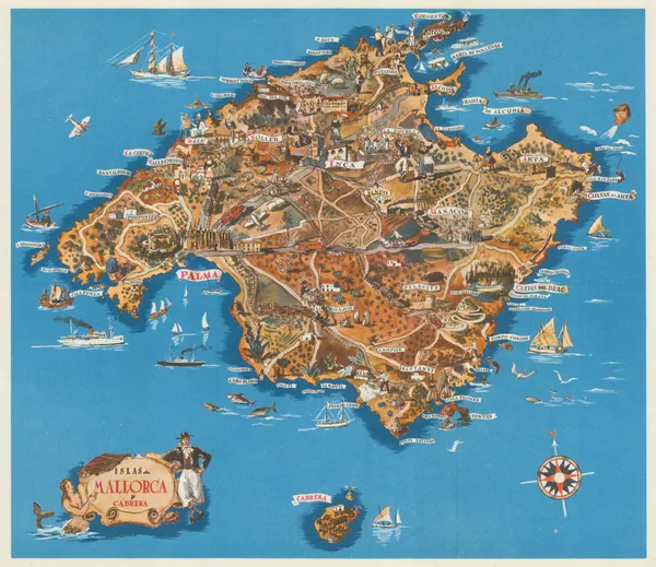 R. Dolcet, Islas de Mallorca y Cabrera, 1950