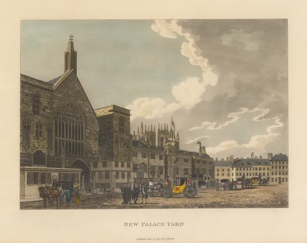 Thomas Malton, London - Westminster, New Palace Yard, 1792