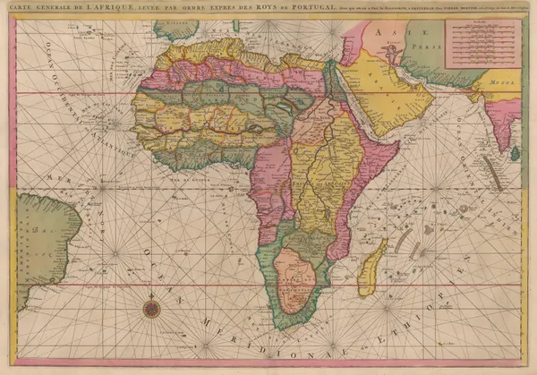 Pierre Mortier, Africa , 1700