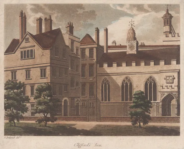Samuel Ireland, London - Clifford's Inn, 1812 c.