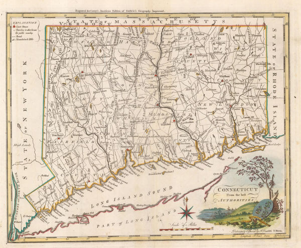 Matthew Carey, Connecticut from the Best Authorities, 1805 c.