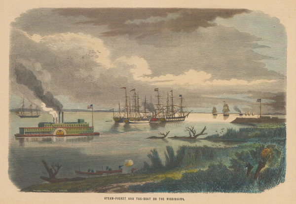 William Collins, Mississippi - Mississippi River, 1870 c.