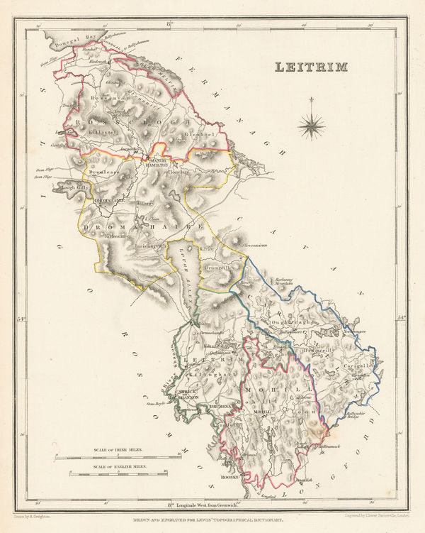 Samuel Lewis, Leitrim, 1850