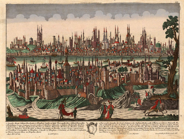 Georg Balthasar Probst, Turkey - Istanbul / Constantinople , 1740 c.