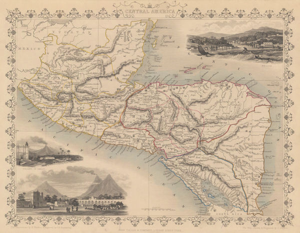 John Tallis, Central America, 1851
