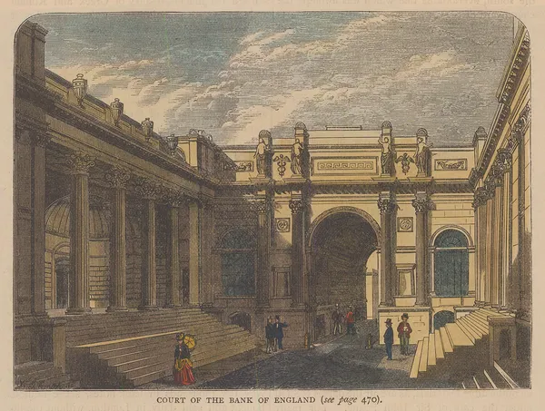 Old & New, London - Bank of England, 1880 c