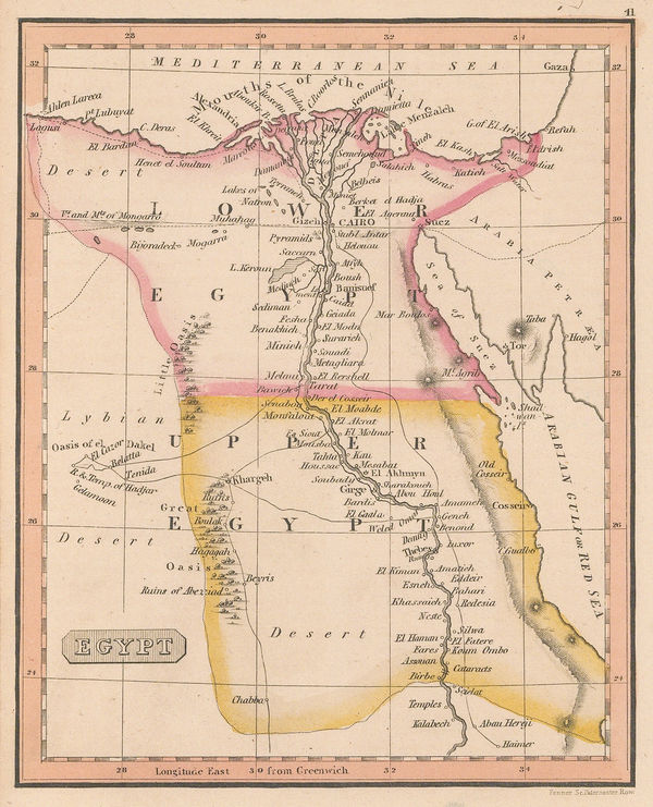 Rest Fenner, Egypt, 1836