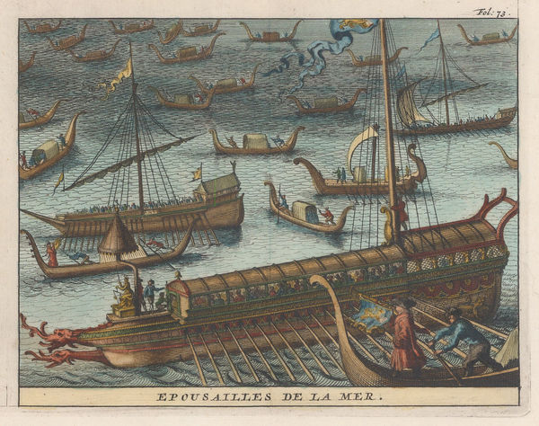 Pieter Van der Aa, Italy - Venice, Sposalizio dei Mare, 1727