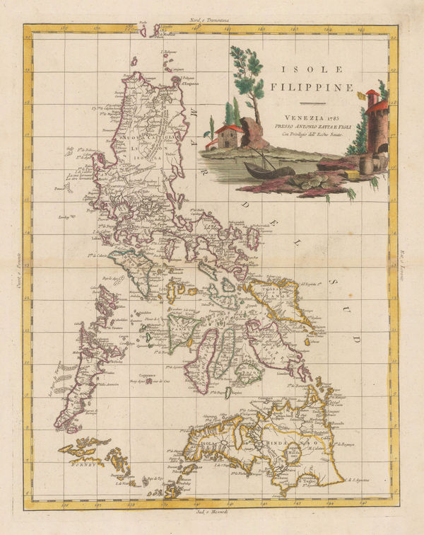 Antonio Zatta, Philippine Islands, 1785