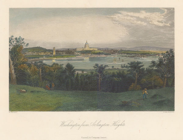 Picturesque America, Washington DC, 1872