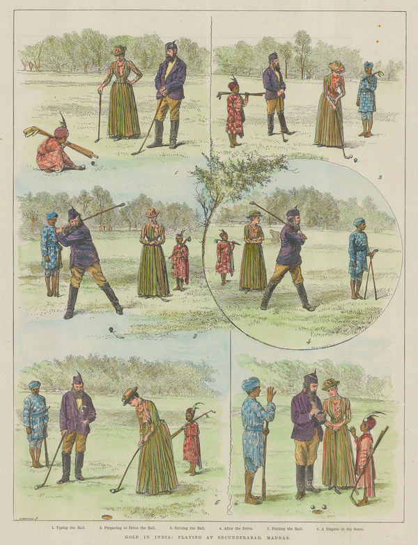 Illustrated London News (ILN), Golf - Golf in India, 1890