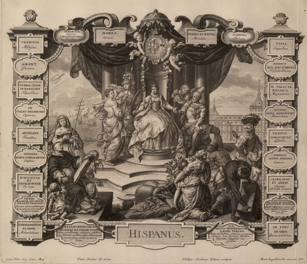 Martin Engelbrecht, Spain - National Characteristics, 1737